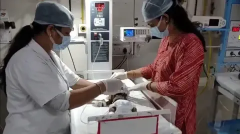 Infant Interred Alive in India Struggles for Her Life